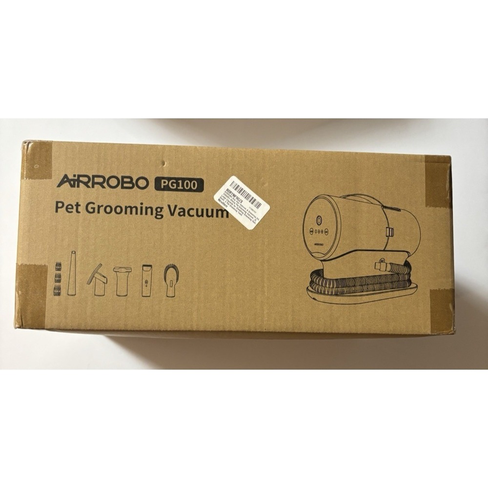 AIRROBO Dog Grooming Vacuum Kit,12000Pa Strong‎ Pet Vacuum for Shedding,Grooming